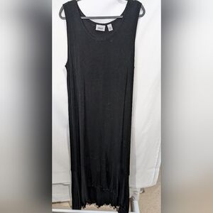 Chico's Black Sleeveless Maxi Dress